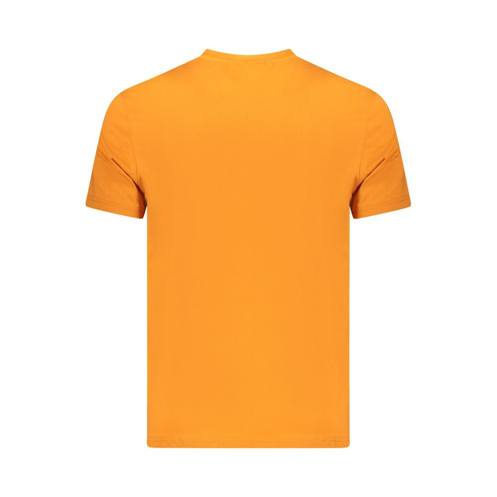 Napapijri Arancione Cotton Men T-Shirt | Regal Royce