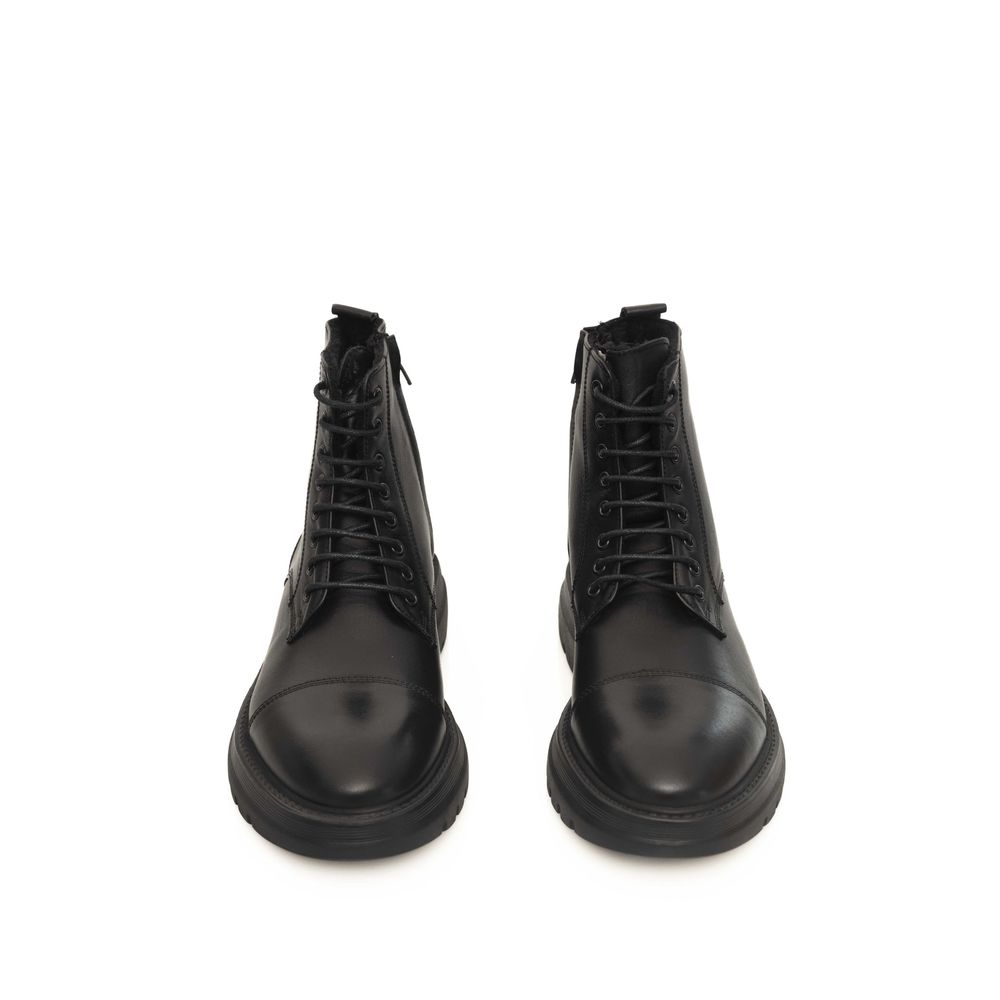 Cerruti 1881 Black Cowhide Boot | Regal Royce