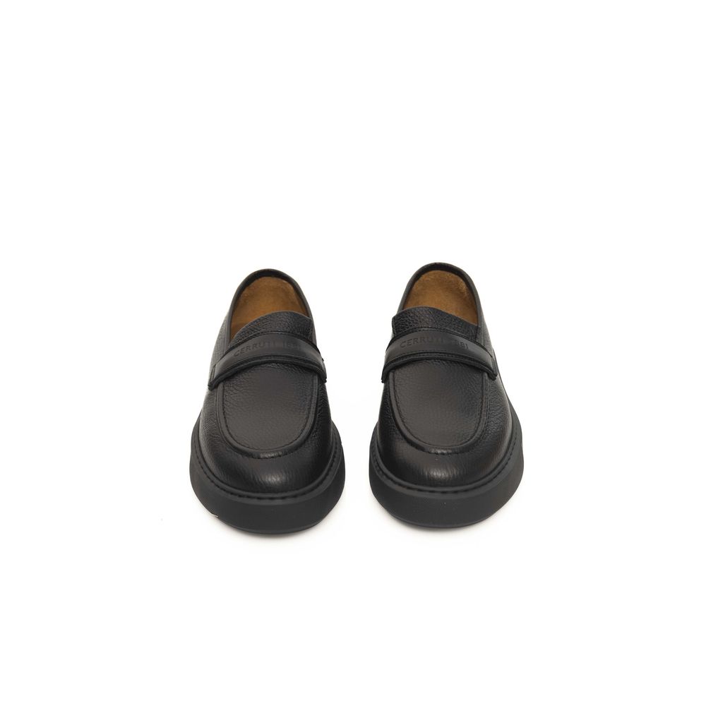 Cerruti 1881 Black Leather Men Loafer | Regal Royce