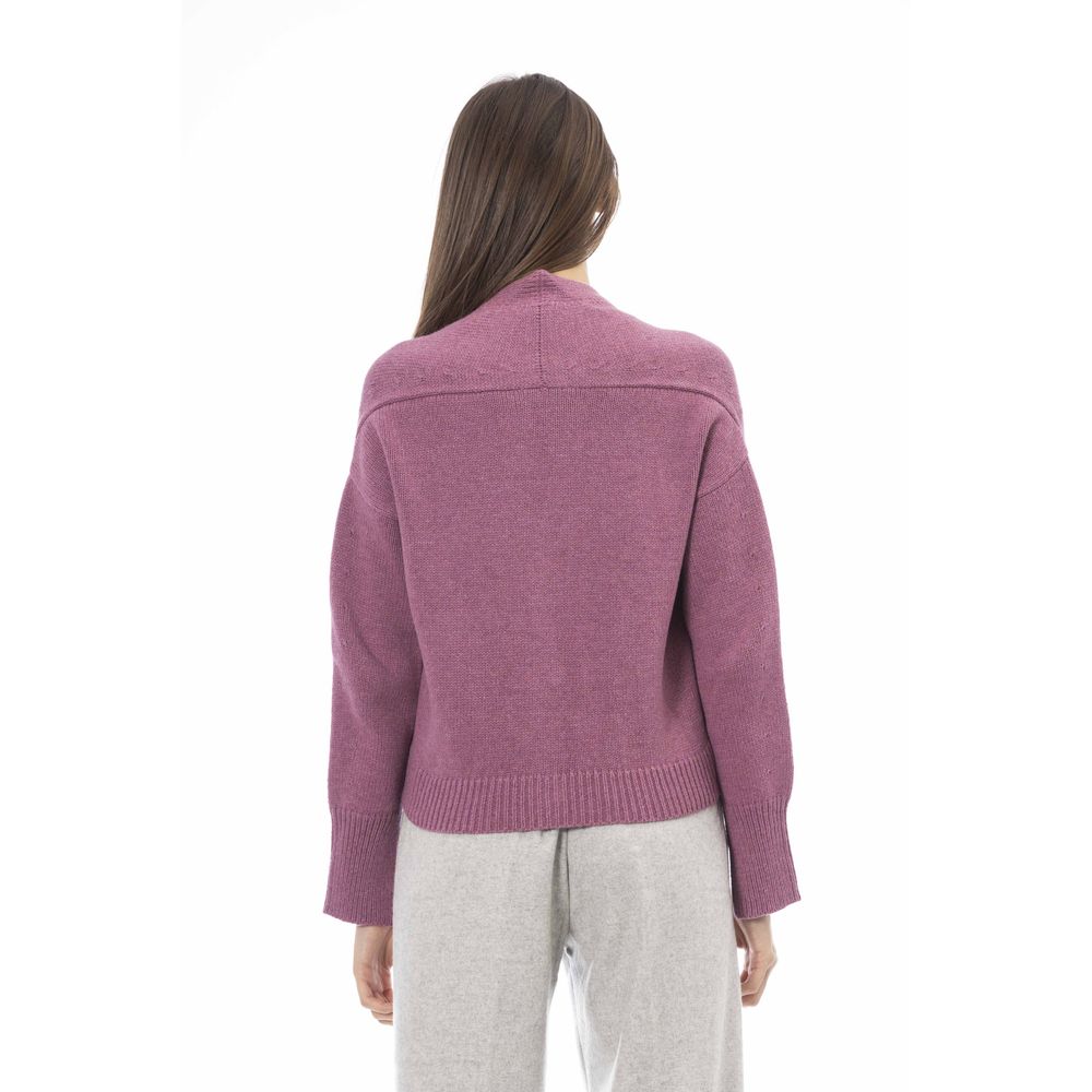 Alpha Studio Multicolor Merino Wool Women Cardigan | Regal Royce