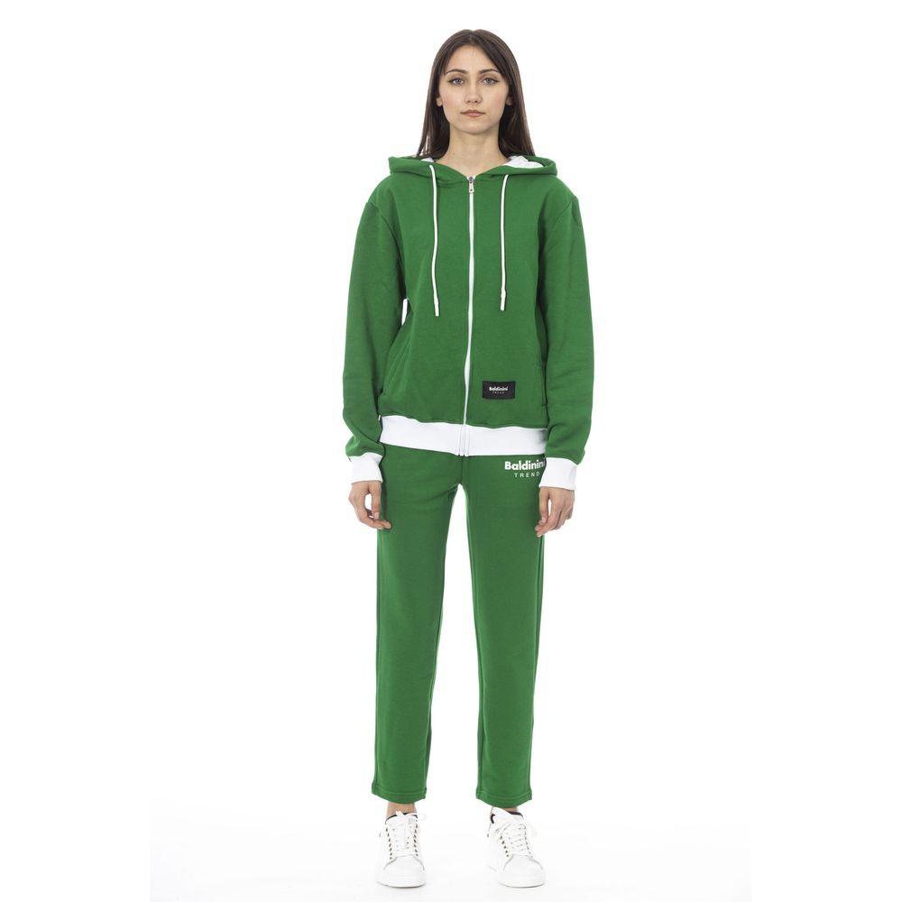 Baldinini Trend Green Cotton Women Sweater | Regal Royce