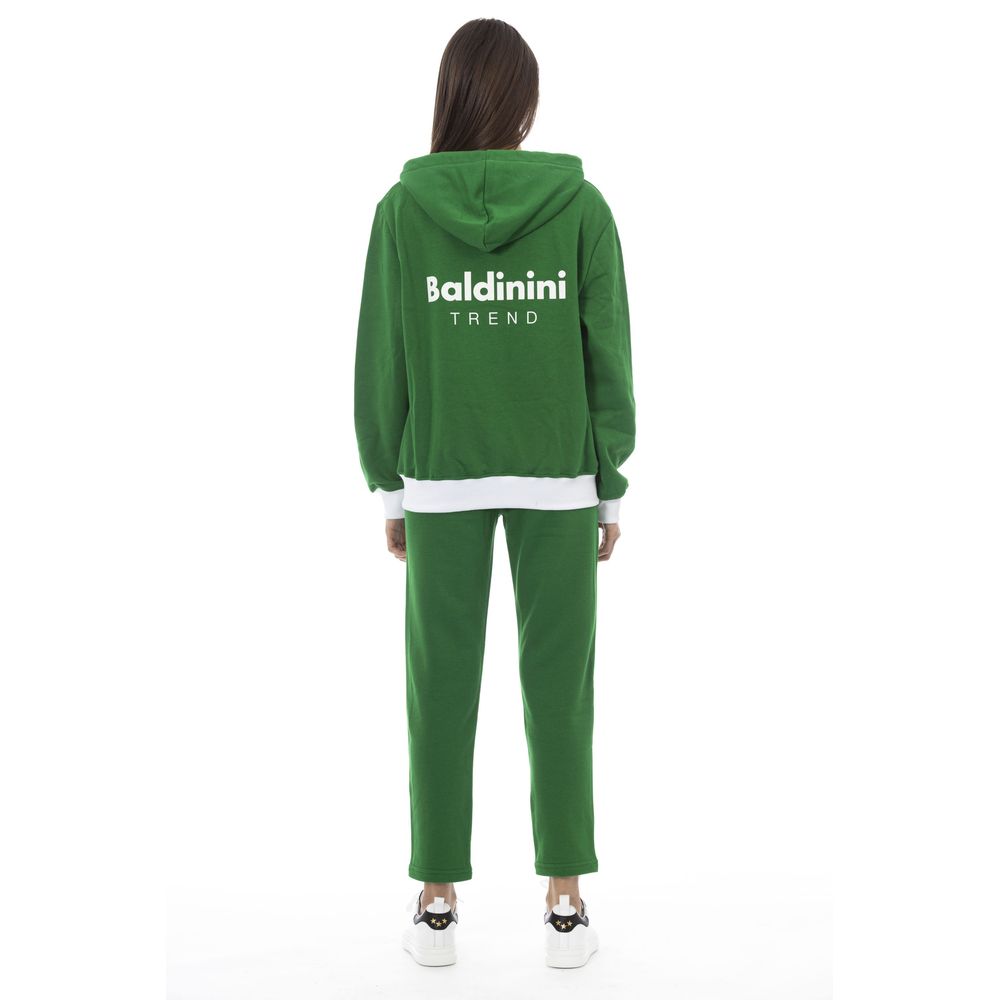 Baldinini Trend Green Cotton Women Sweater | Regal Royce
