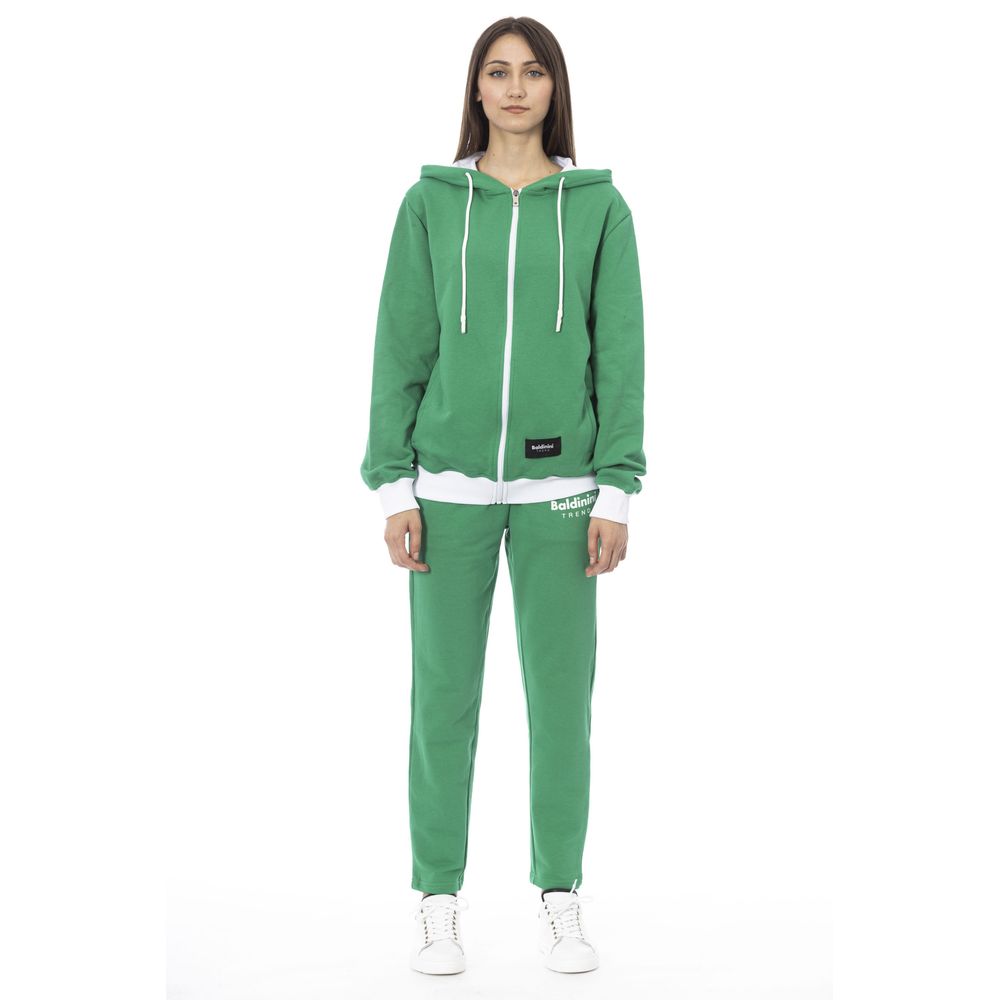 Baldinini Trend Green Cotton Women Sweater | Regal Royce