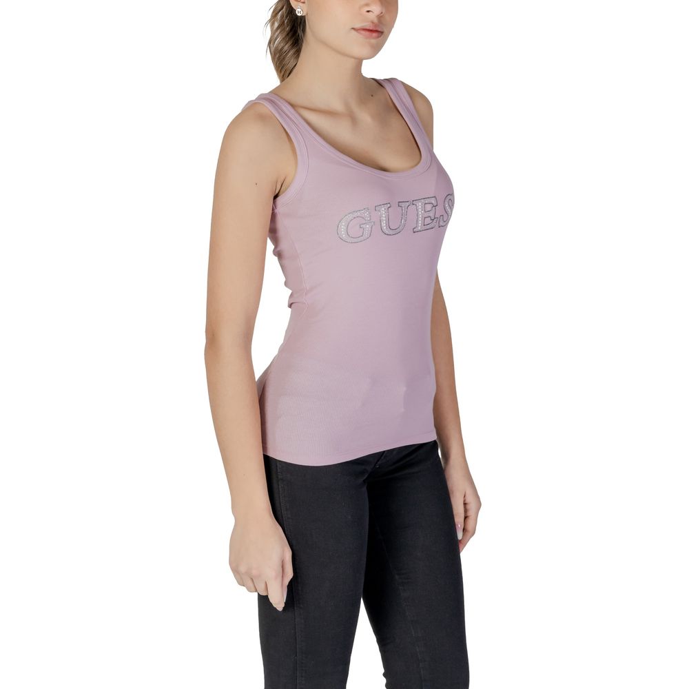 Guess Purple Cotton Tank Tops | Regal Royce