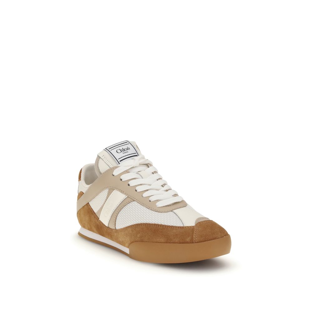 Chloé Brown Calf Leather Bos Taurus Athletic Sneakers | Regal Royce