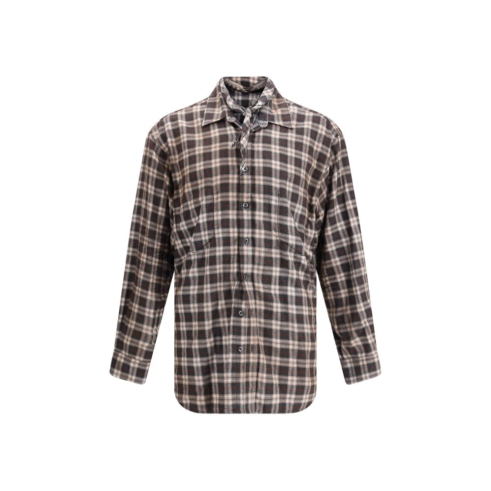 Dsquared² Brown Cotton Pattern Shirt | Regal Royce