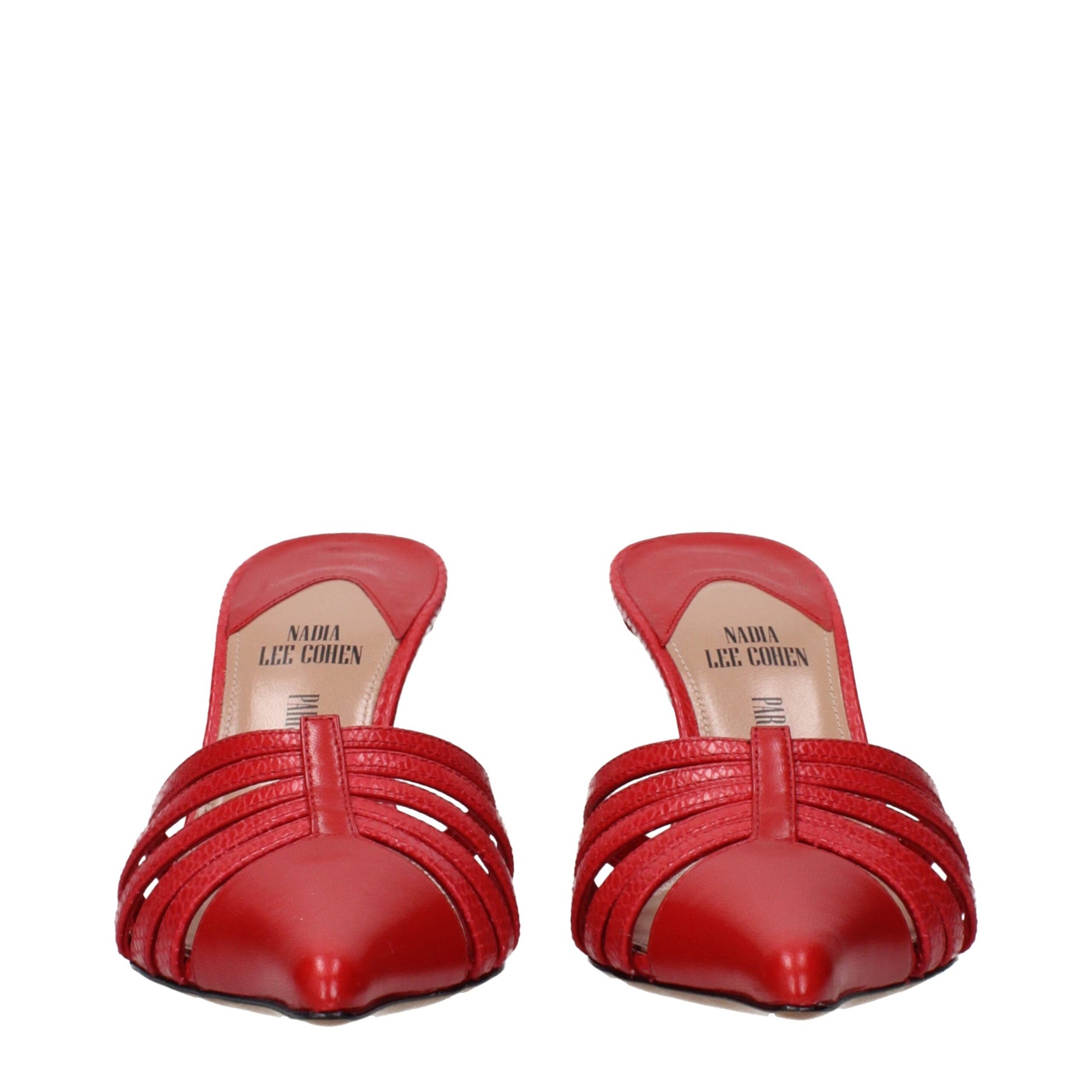 Paris Texas Red Leather Stiletto Heel Sandals | Regal Royce