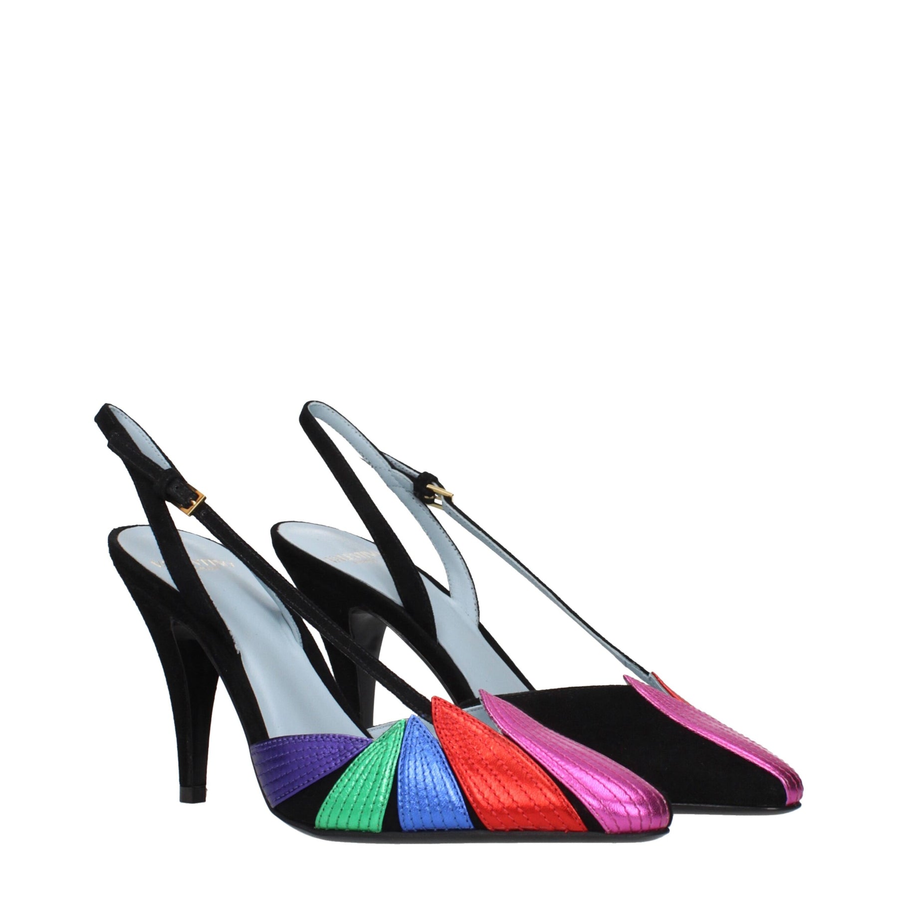 Valentino Garavani Black Leather High Heel Pumps | Regal Royce