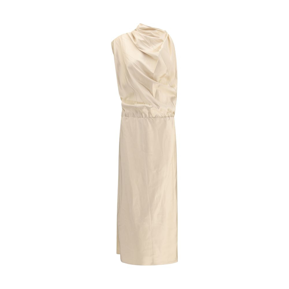 Magda Butrym Cream Silk Casual Dress | Regal Royce