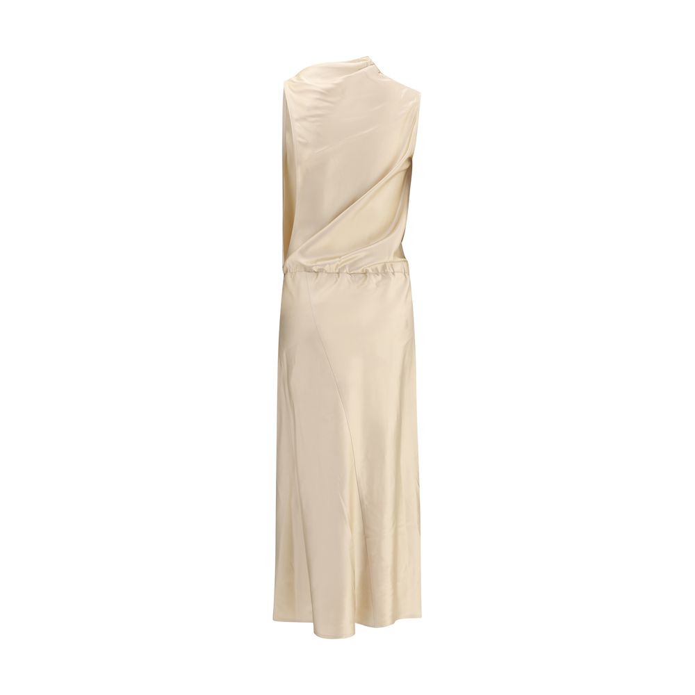 Magda Butrym Cream Silk Casual Dress | Regal Royce