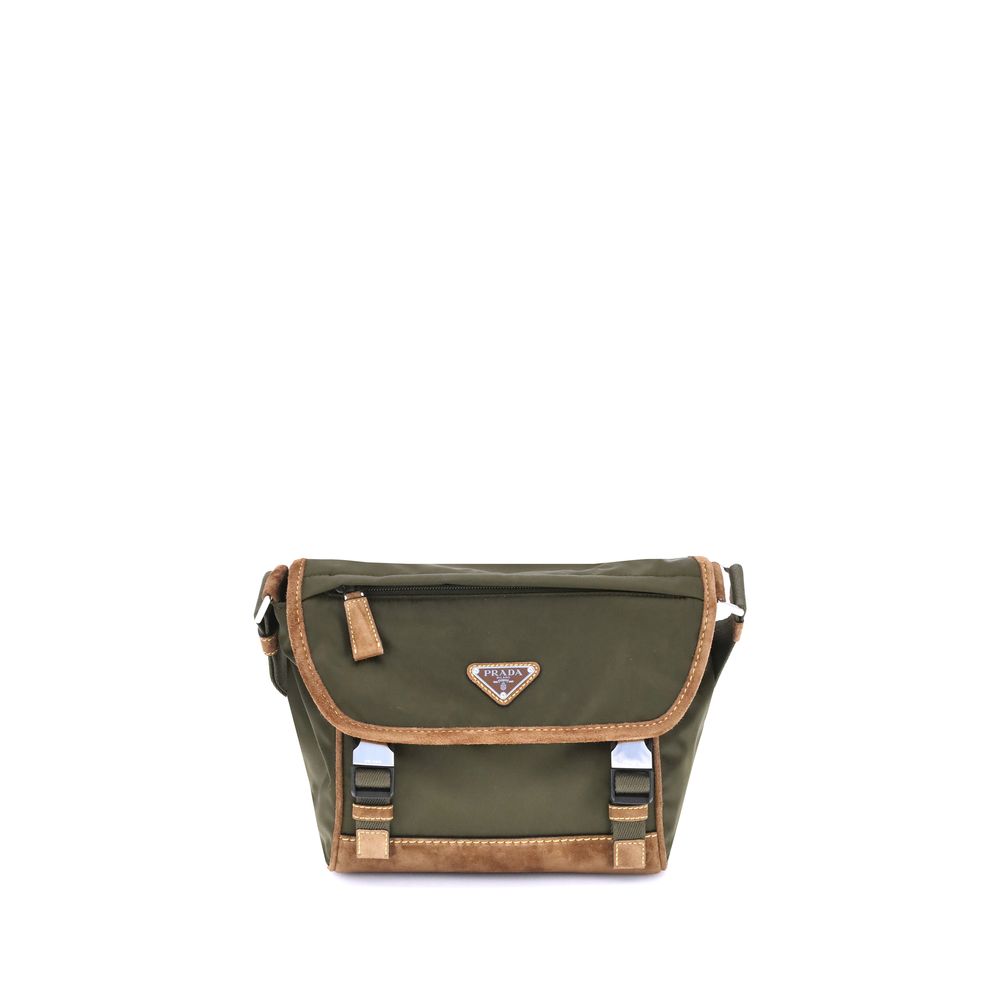 Prada Bicolor Recycled Polyamide Shoulder Bag | Regal Royce
