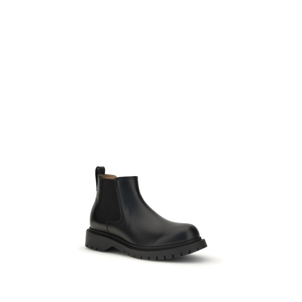 Givenchy Black Bull Skin Chelsea Boots | Regal Royce