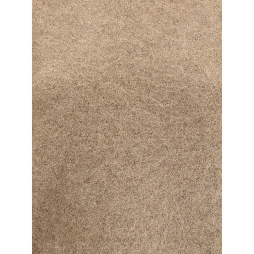 P.A.R.O.S.H. Beige Raccoon Fur Sweatshirt | Regal Royce