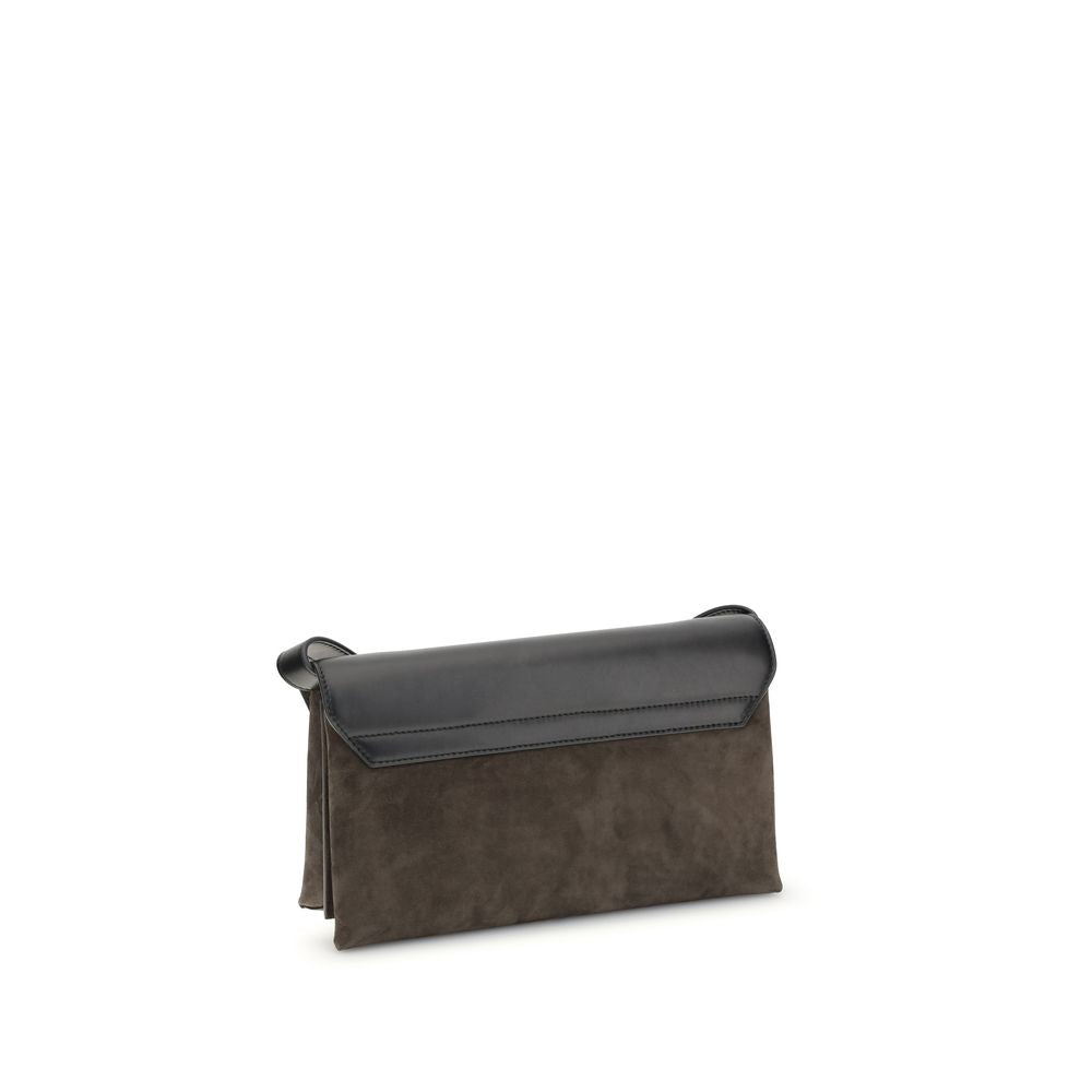 Brunello Cucinelli Black Leather Shoulder Bag | Regal Royce