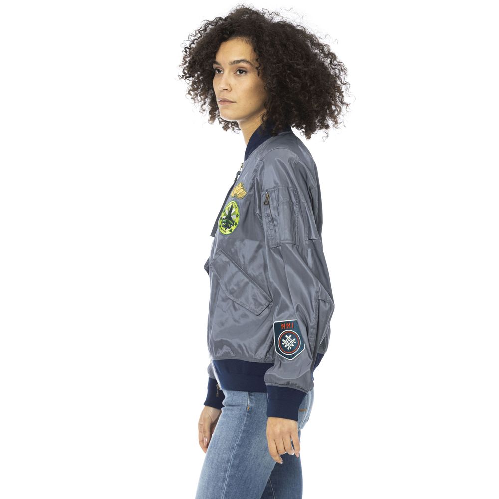 Mr&Mrs Italy Light Blue Polyamide Women Jacket | Regal Royce