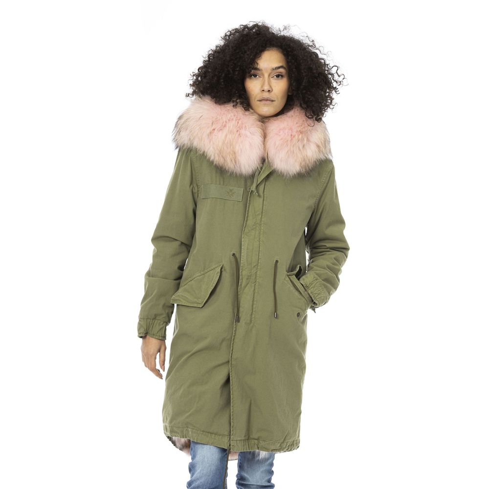 Mr&Mrs Italy Army Cotton Women Parka | Regal Royce