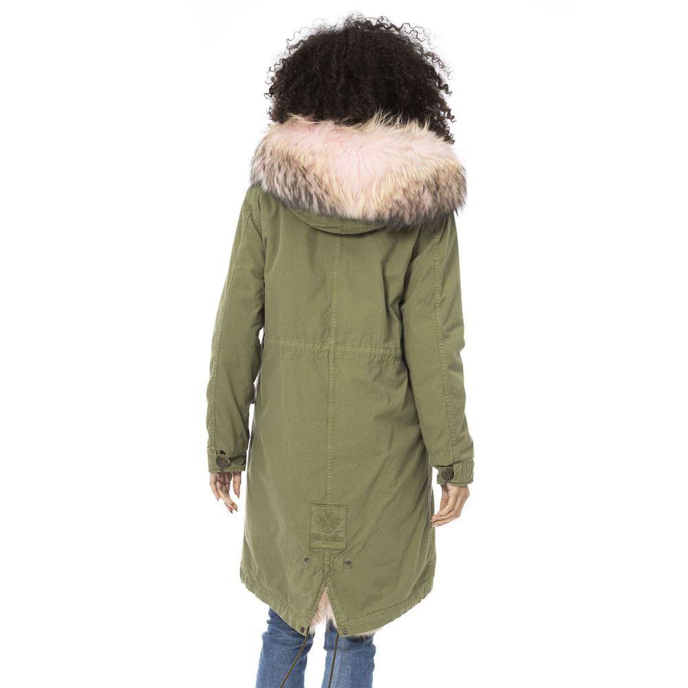 Mr&Mrs Italy Army Cotton Women Parka | Regal Royce
