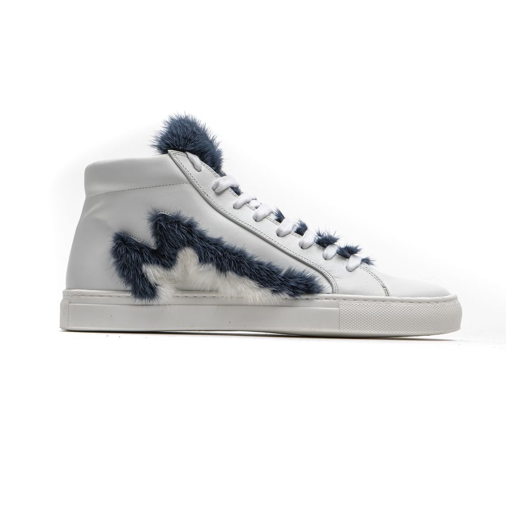 Mr&Mrs Italy White Leather Women Sneaker | Regal Royce