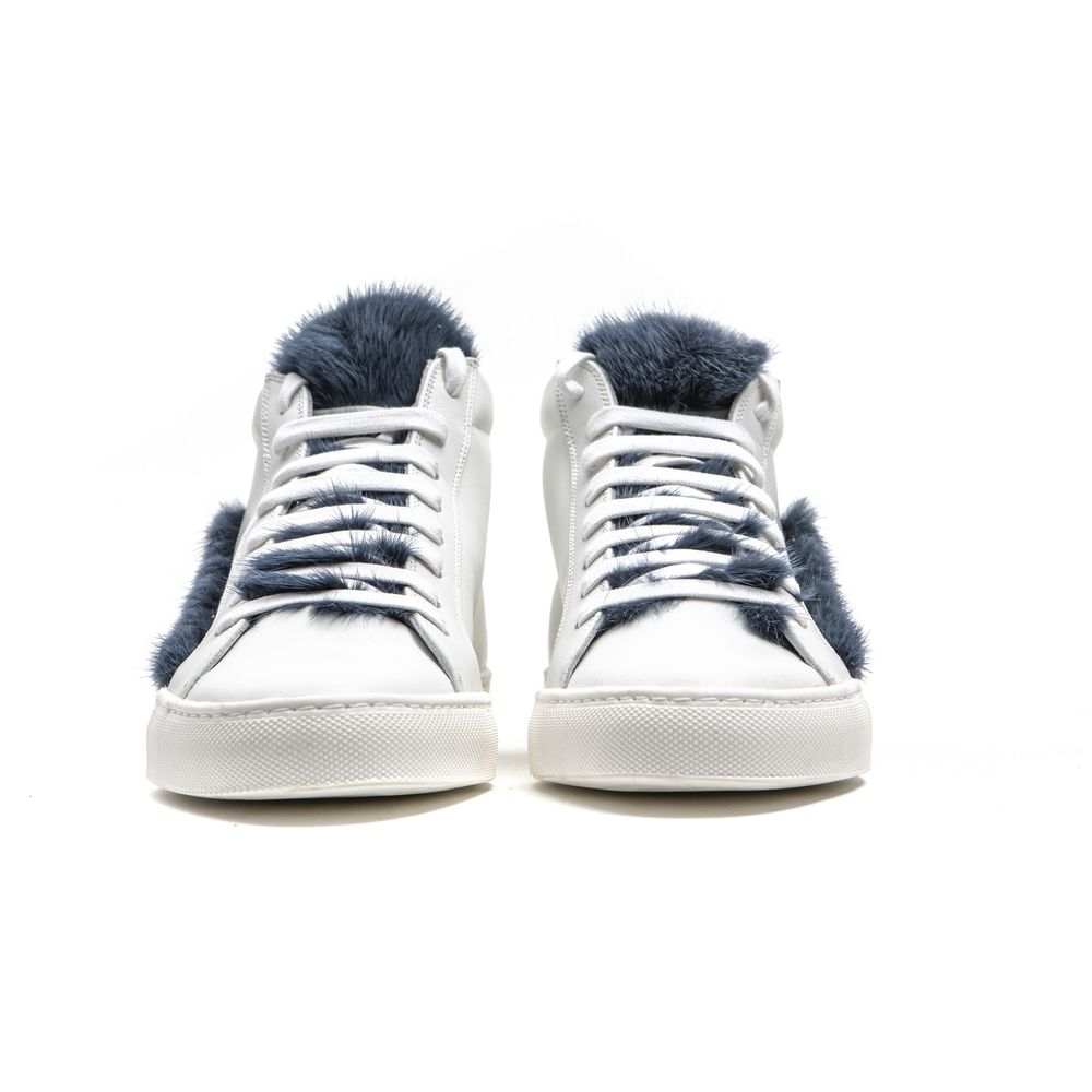 Mr&Mrs Italy White Leather Women Sneaker | Regal Royce