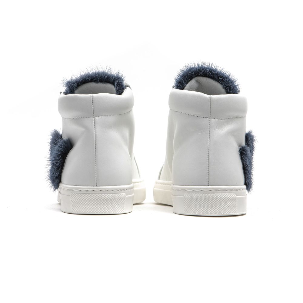 Mr&Mrs Italy White Leather Women Sneaker | Regal Royce