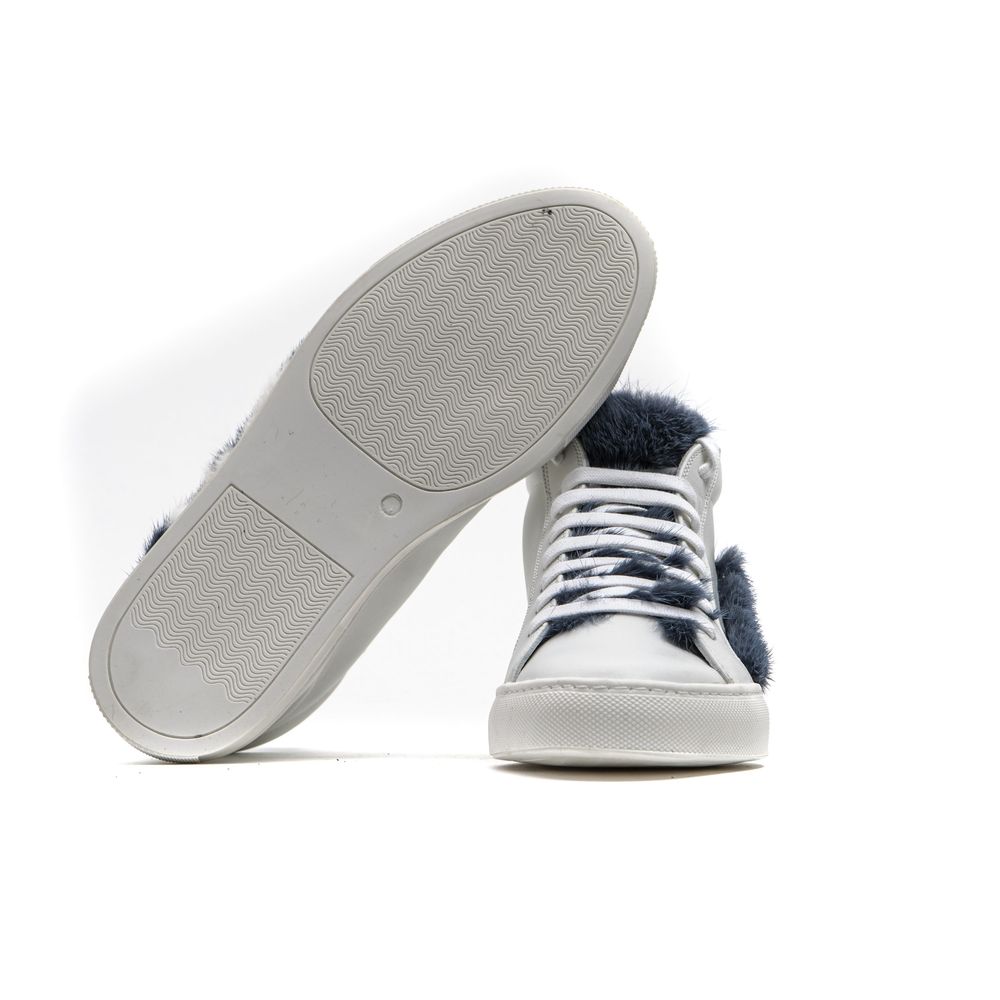 Mr&Mrs Italy White Leather Women Sneaker | Regal Royce