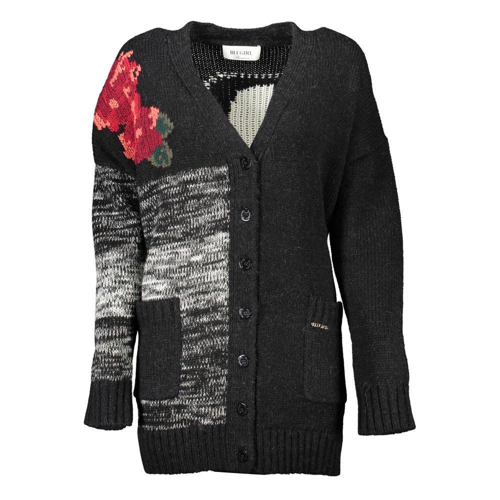 Blugirl Nero Acrylic Women Cardigan | Regal Royce