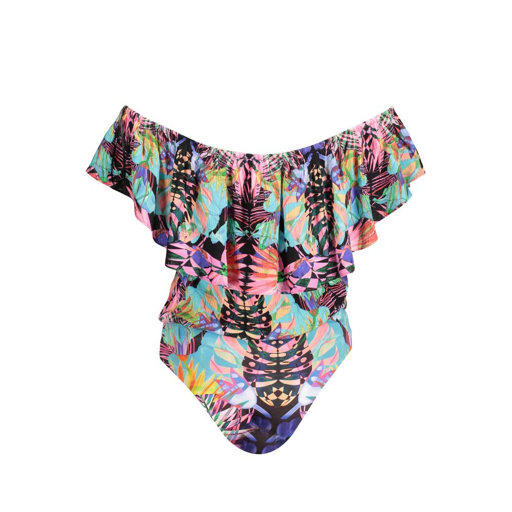 Desigual Black Viscose Women Bodysuit | Regal Royce