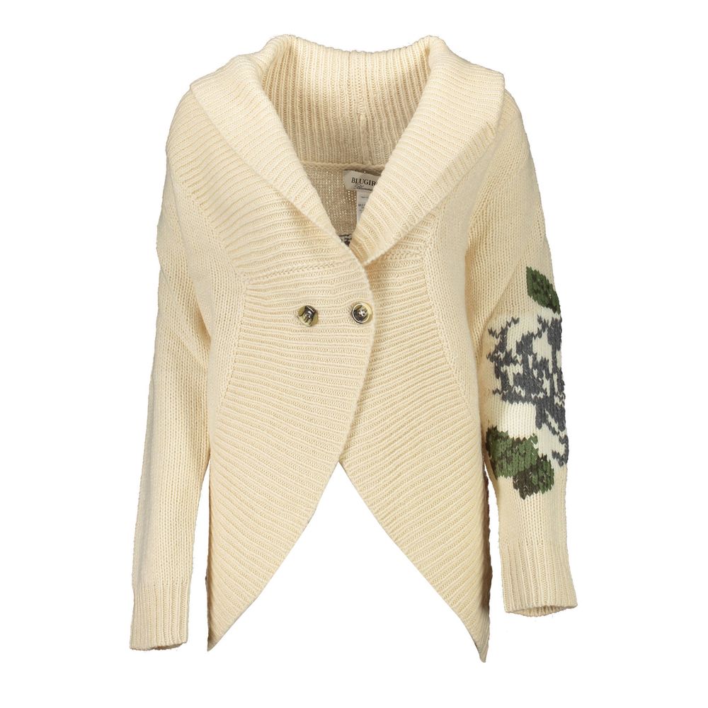 Blugirl Beige Acrylic Women Cardigan | Regal Royce