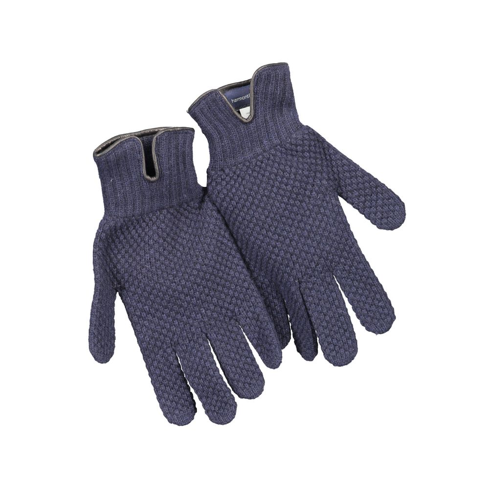 Harmont & Blaine Navy Wool Men's Gloves | Regal Royce