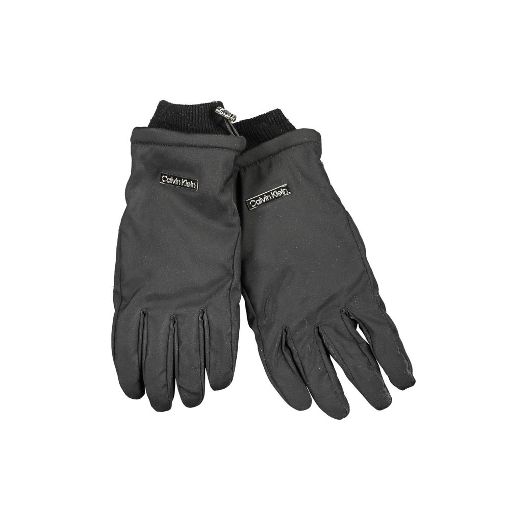 Calvin Klein Black Polyester Glove