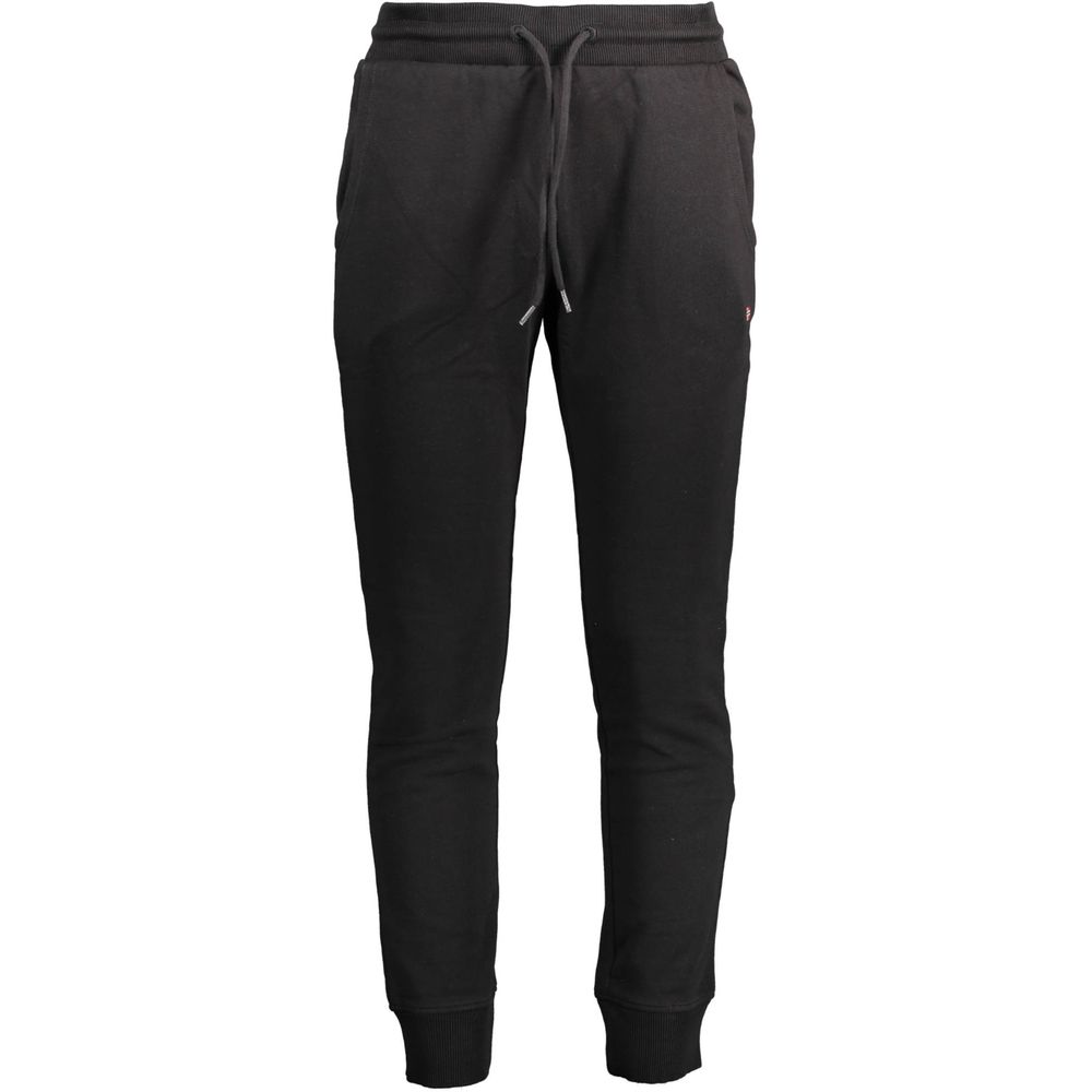 Napapijri Black Cotton Men's Sweatpant | Regal Royce