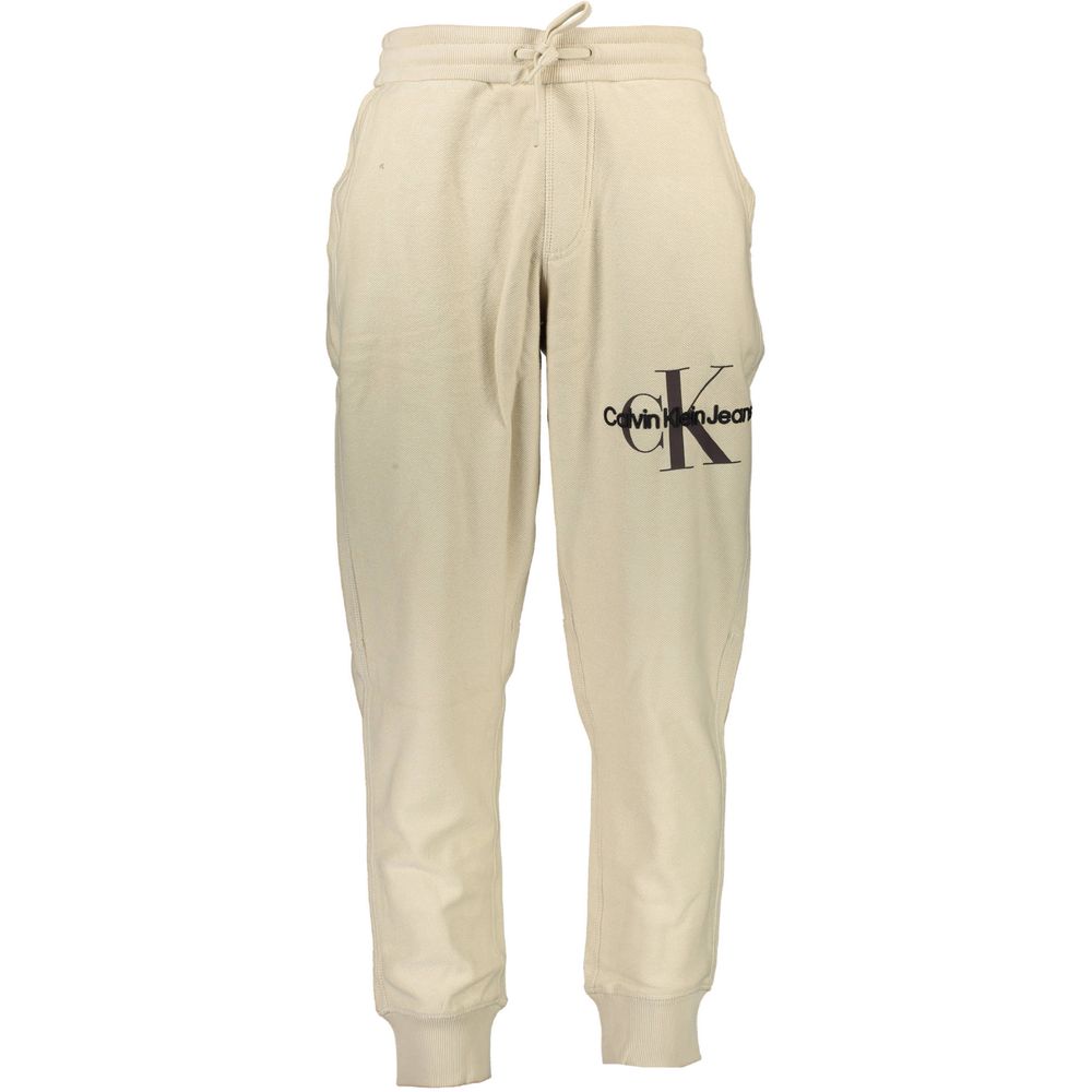 Calvin Klein Beige Cotton Men's Sweatpant | Regal Royce