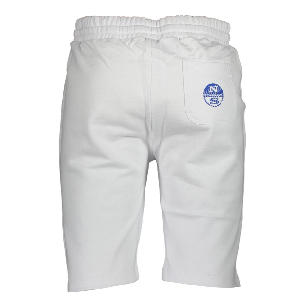North Sails White Cotton Men's Sweatpants | Regal Royce