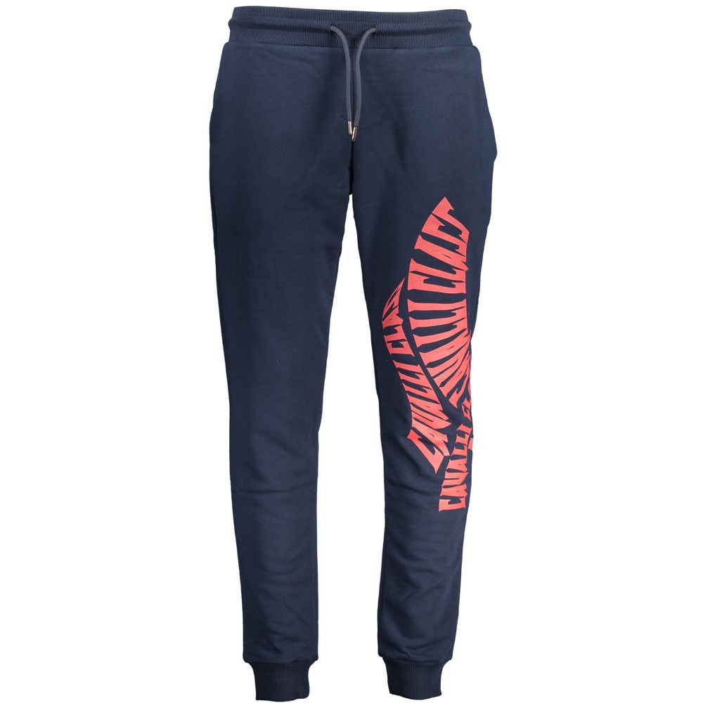 Cavalli Class Blue Cotton Men's Sweatpants | Regal Royce