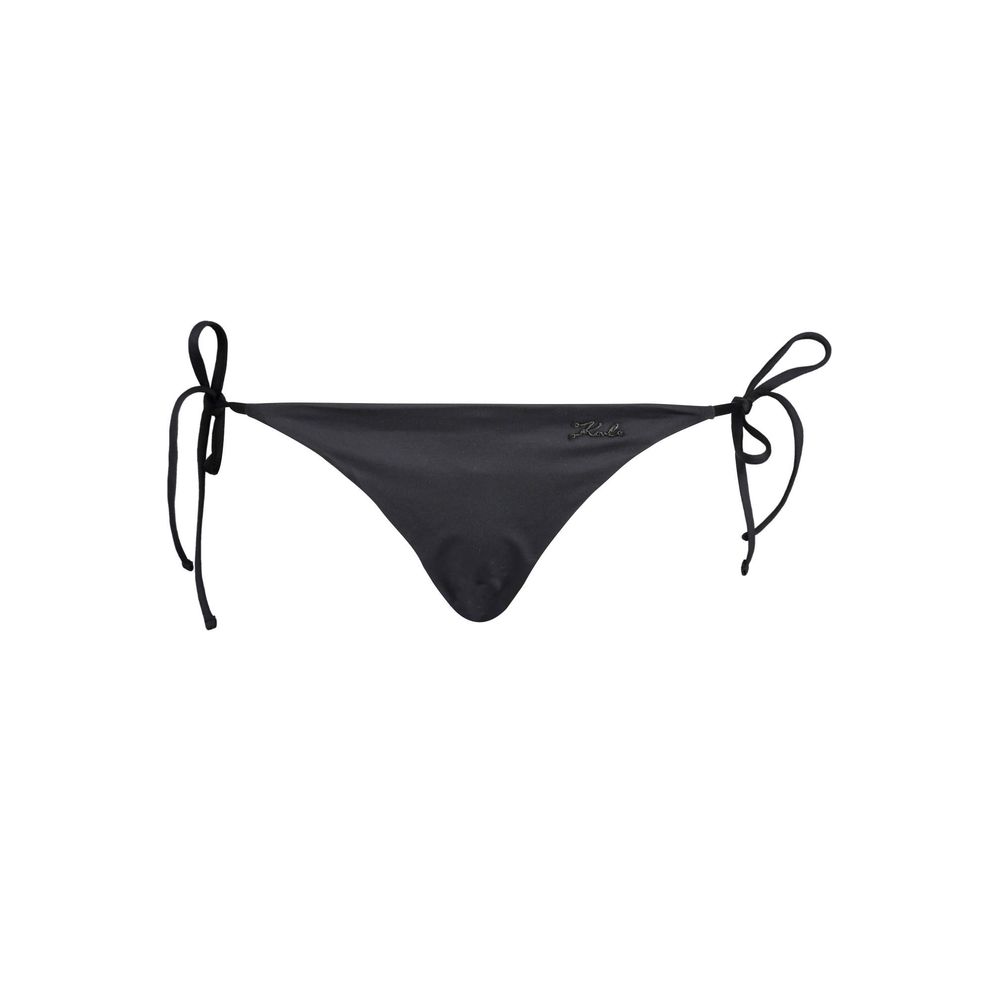 Karl Lagerfeld Black Polyamide Women's Swim Brief | Regal Royce