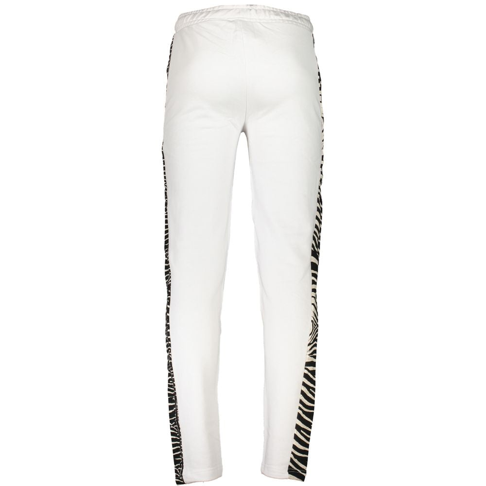 Cavalli Class White Cotton Men's Sweatpant | Regal Royce