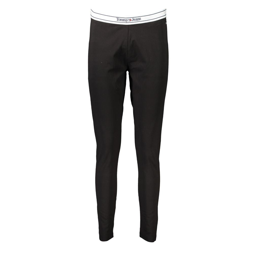 Tommy Hilfiger Black Cotton Women's Legging | Regal Royce