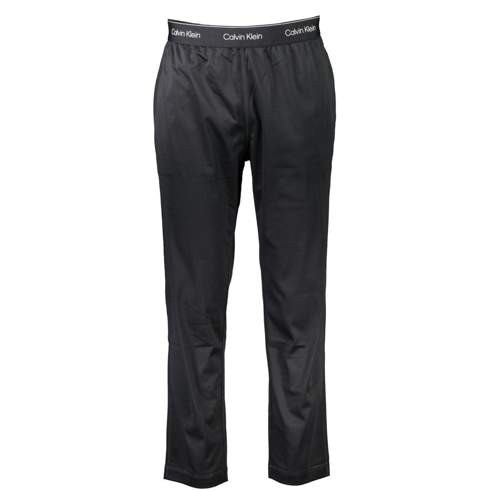 Calvin Klein Black Polyester Men's Track Pant | Regal Royce