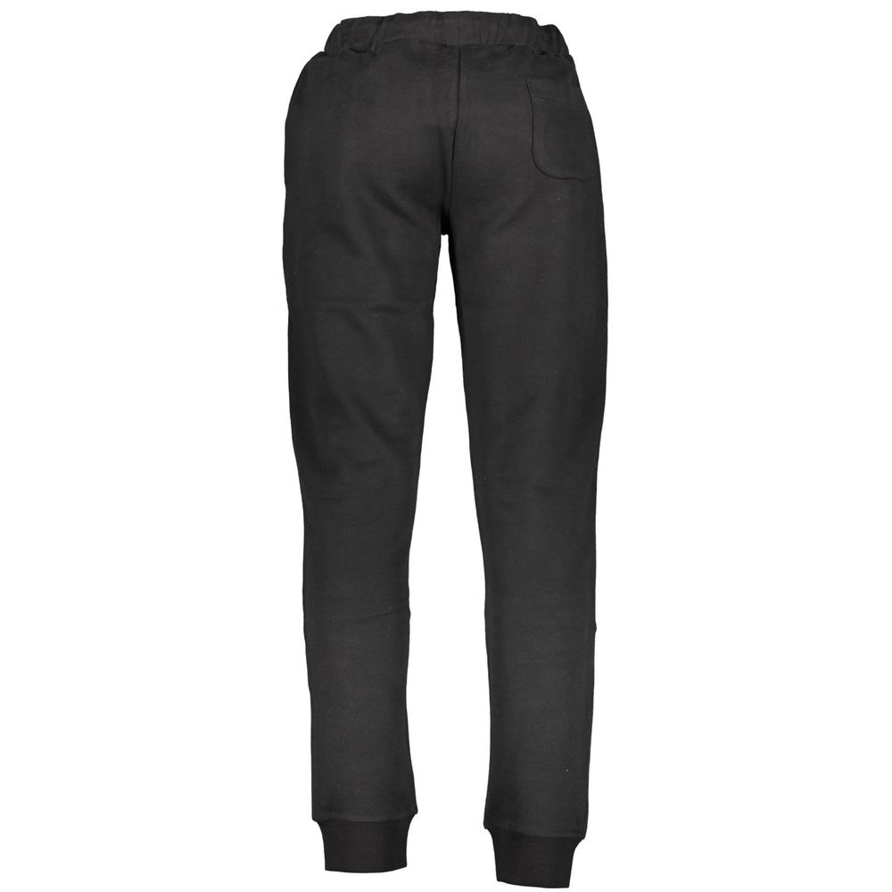 La Martina Black Cotton Men's Sweatpants | Regal Royce