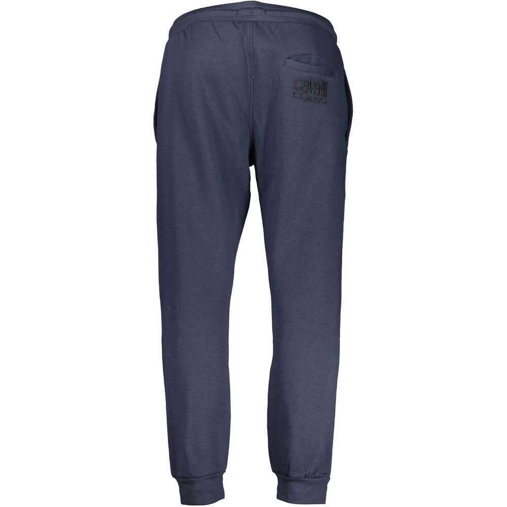 Cavalli Class Blu Polyester Men's Track Pant | Regal Royce