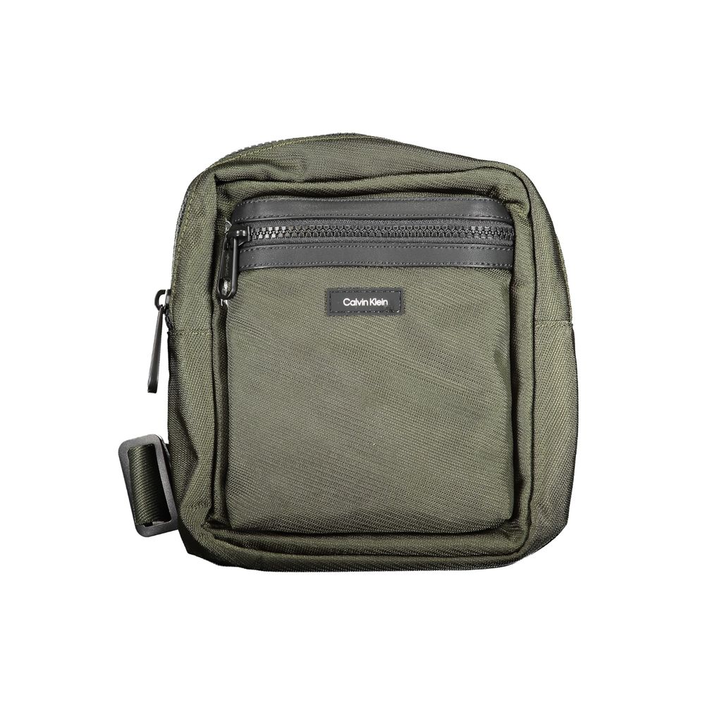 Calvin Klein Verde Polyester Men's Shoulder Bag | Regal Royce