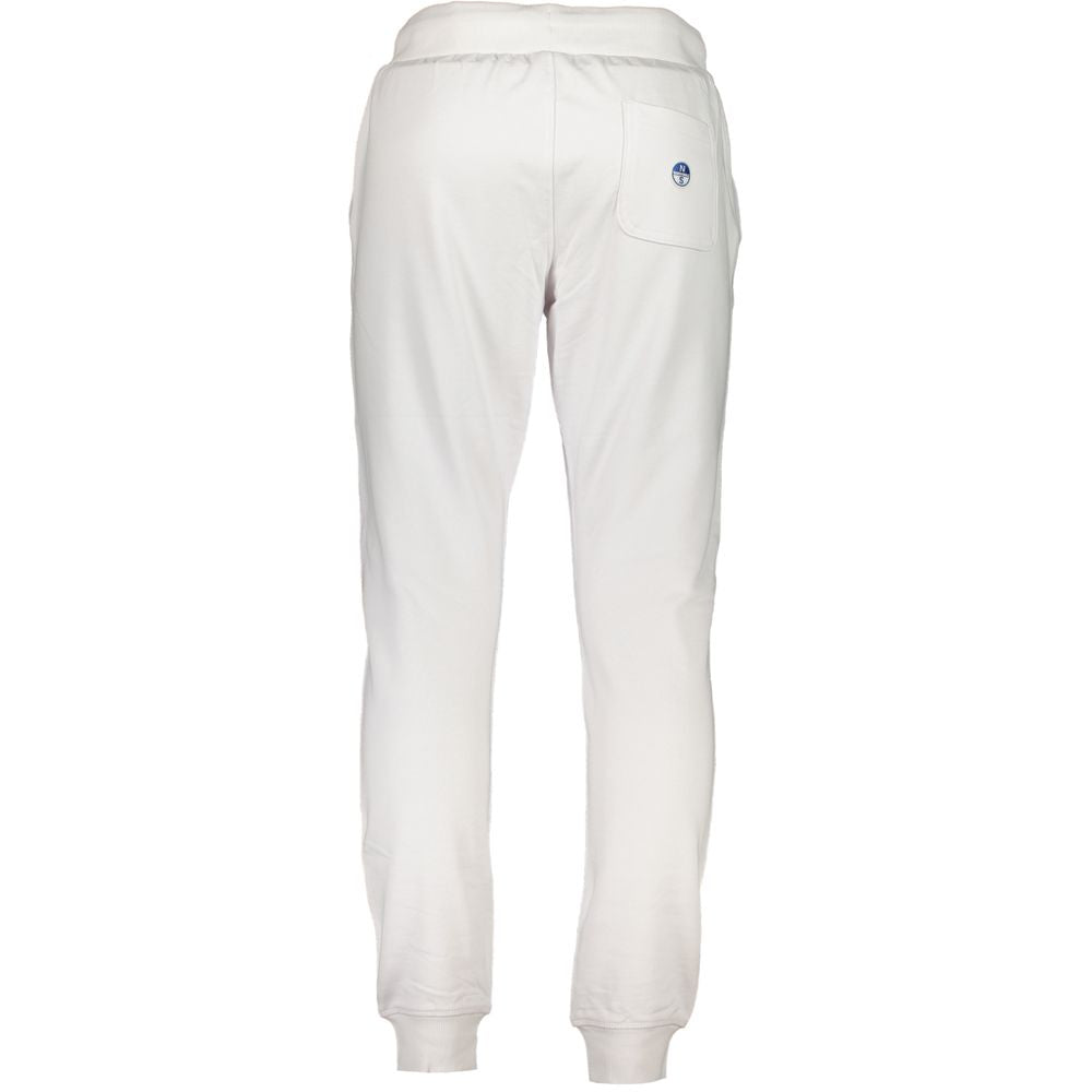 North Sails White Cotton Men's Sport Trouser | Regal Royce