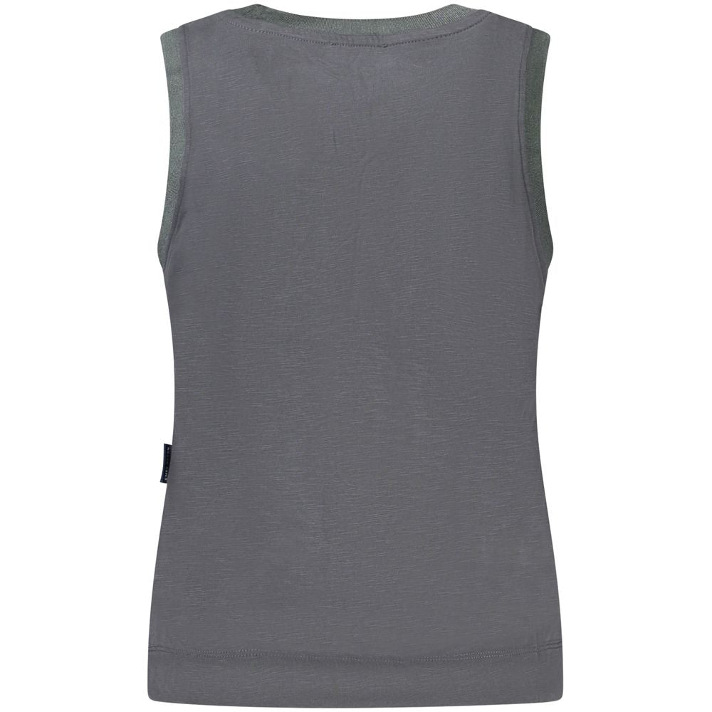 North Sails Black Modal Women Tank Top | Regal Royce