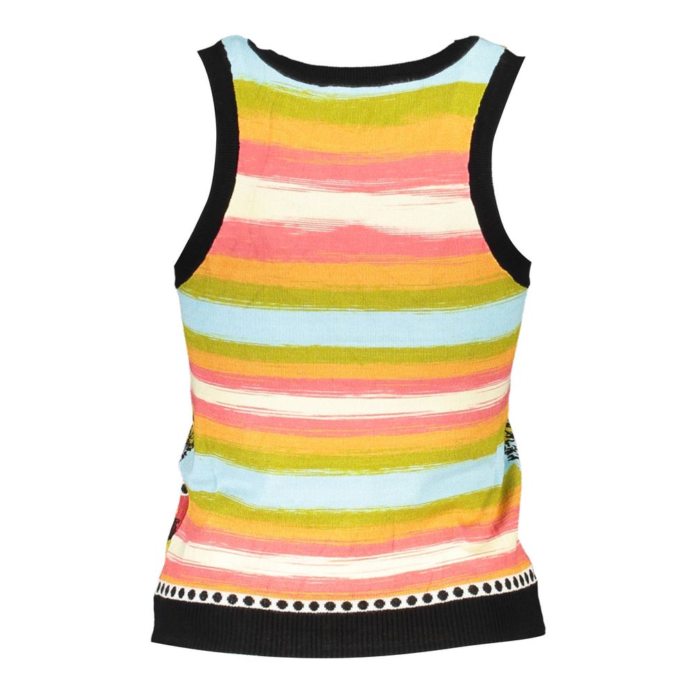 Desigual Black Viscose Women's Tank Top | Regal Royce