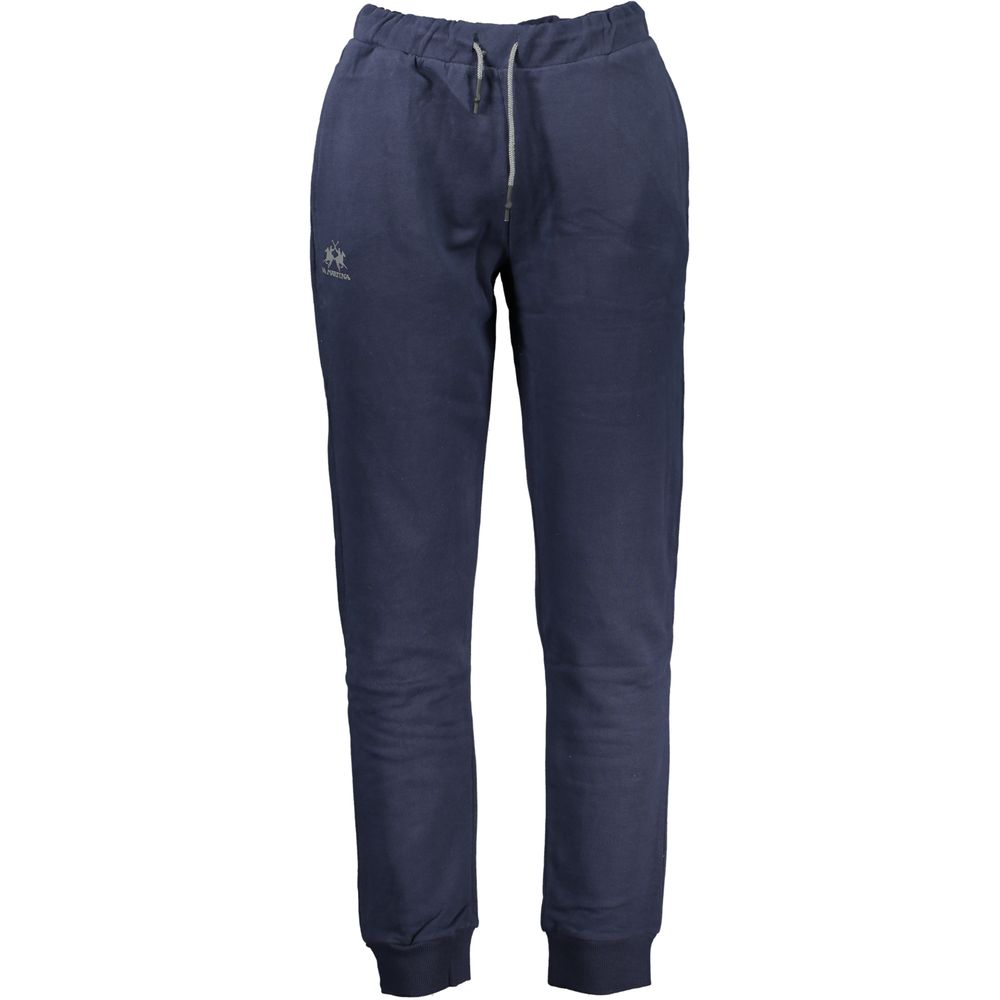 La Martina Blue Cotton Men's Sweatpant | Regal Royce