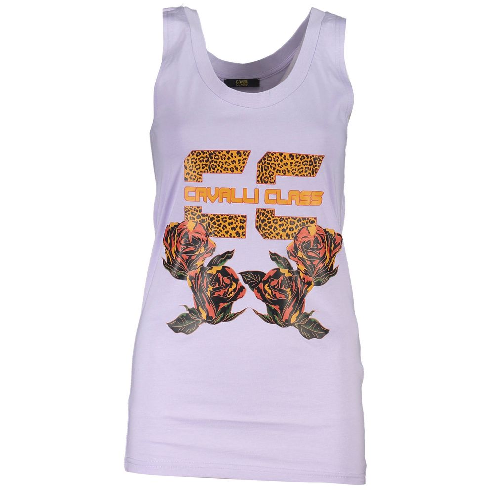 Cavalli Class Viola Cotton Women Tank Top | Regal Royce