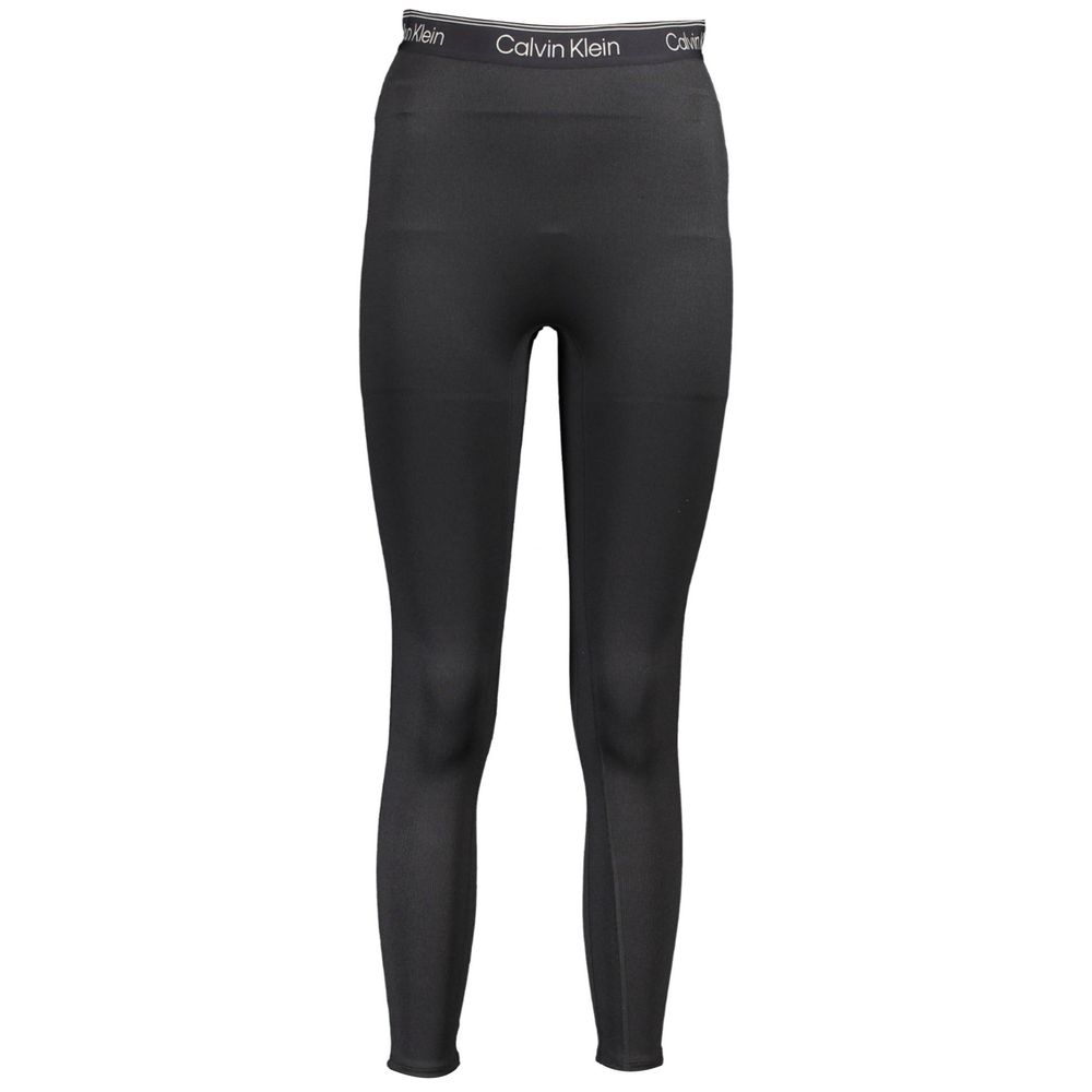 Calvin Klein Black Polyester Women Legging | Regal Royce
