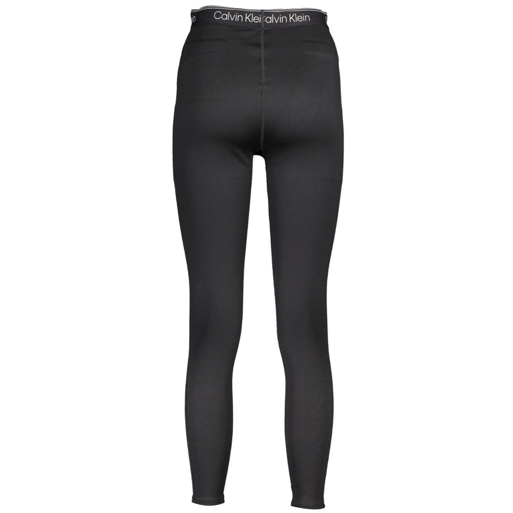 Calvin Klein Black Polyester Women Legging | Regal Royce