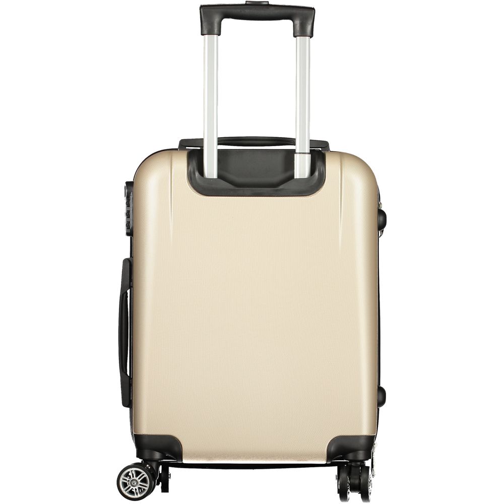 Laura Biagiotti Gold Polyethylene Luggage And Travel