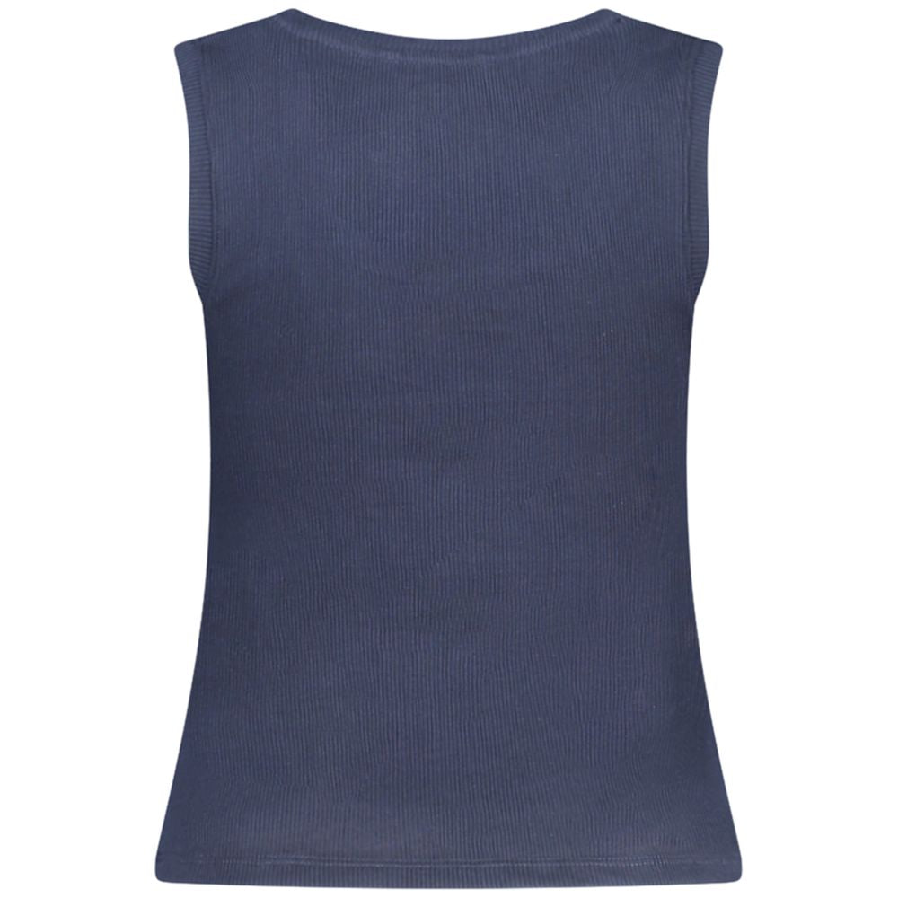 Tommy Hilfiger Blue Cotton Women Tank Top | Regal Royce